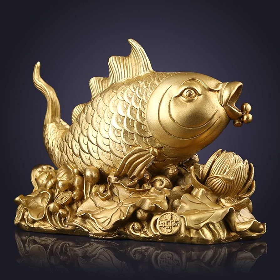 骨董品　中国　鯉の置き物 骨董品中国鯉の置き物